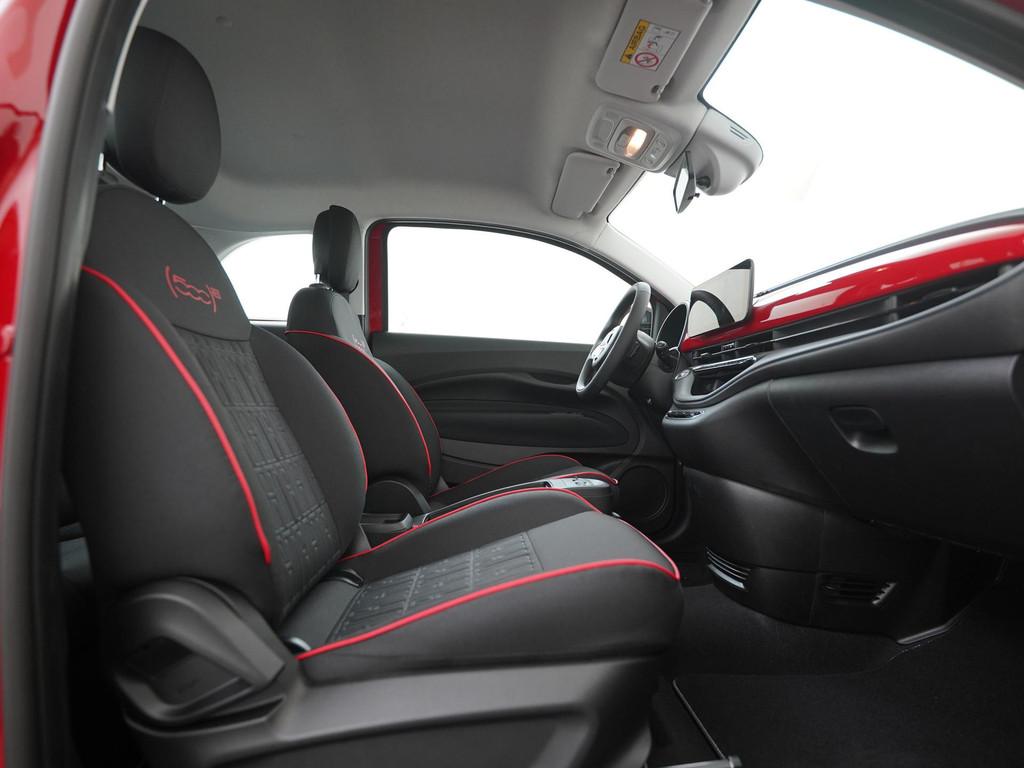 Fiat 500e RED 24 kWh | Camera | Digital Cockpit | Zondag Ope, Auto's, 12 maanden, Stof, Gebruikt, Origineel Nederlands