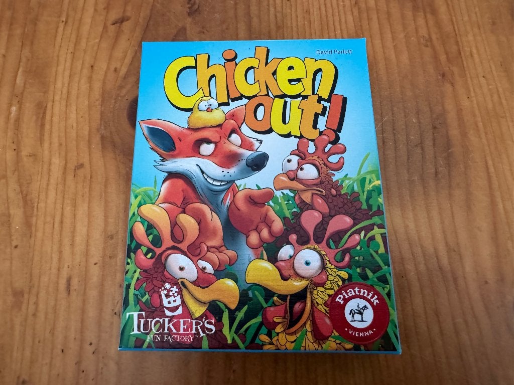 Chicken out! bordspel, Ophalen, Gebruikt, Tucker's Fun Factory