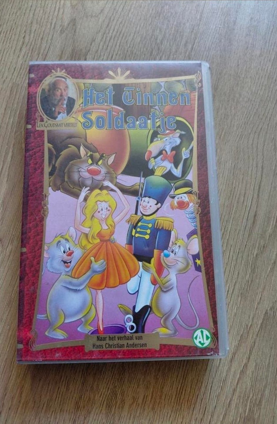 Het Tinnen Soldaatje videoband., Gebruikt, Alle leeftijden, Ophalen of Verzenden, Kinderprogramma of -film