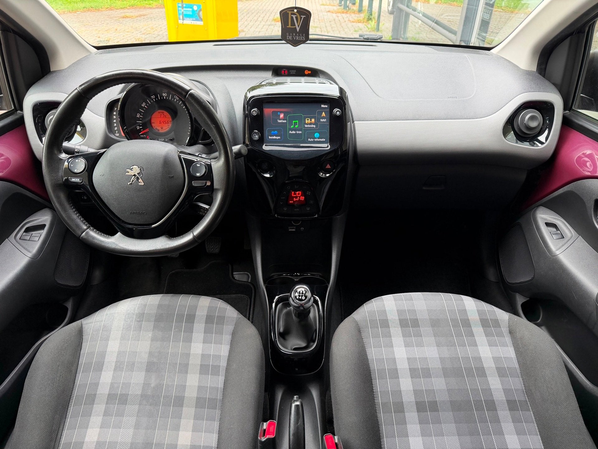 Peugeot 108 1.0 e-VTi GT-Line Cabrio Cruise Camera Climate G, Dealer onderhouden, Stof, Gebruikt, Zwart