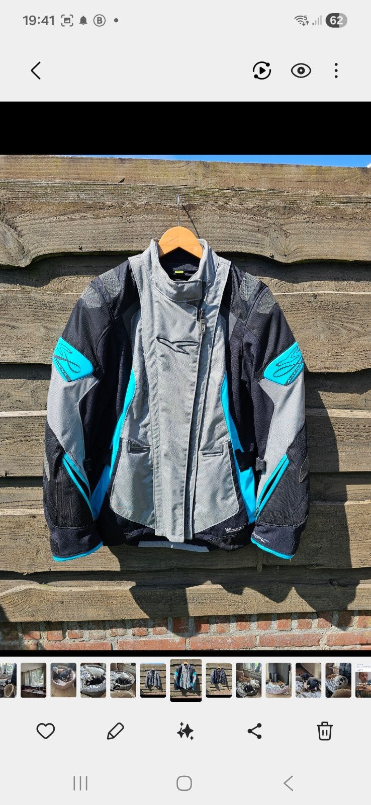 Motorjas, Motoren, Ophalen, Tweedehands, Jas | textiel