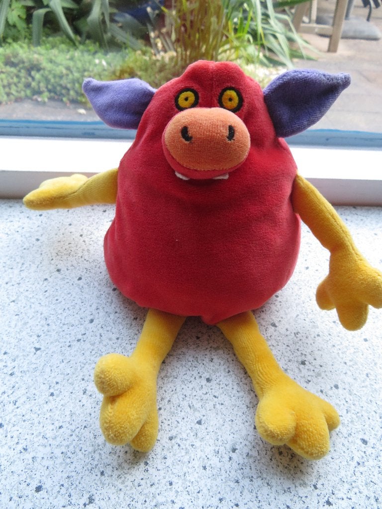Monster Dracula vleermuis knuffel van Hema, Kinderen en Baby's, Speelgoed | Knuffels en Pluche, Hema, Gebruikt, Overige typen