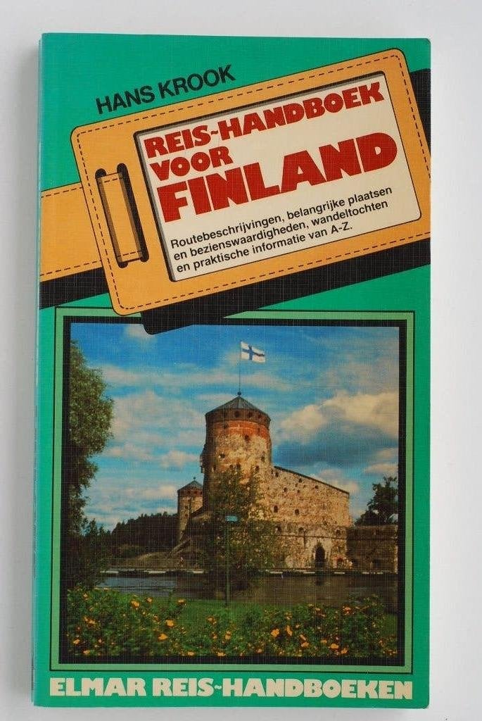 Handboek voor Finland - Vintage Elmar reisgids  jaren 80, Overige merken, Verzenden, Hans Krook, Europa