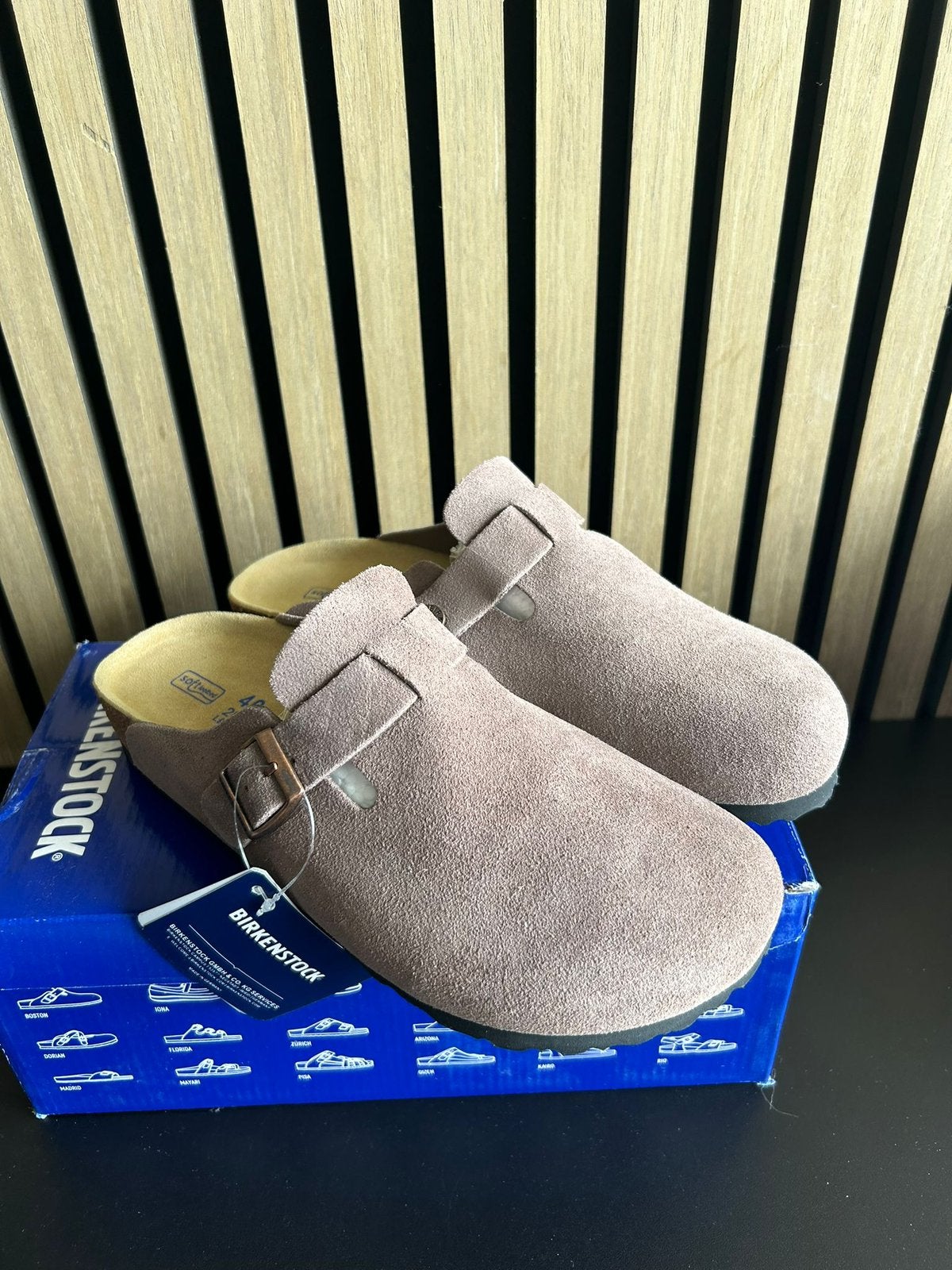 Birkenstock Boston, Ophalen of Verzenden, Nieuw, Zwart