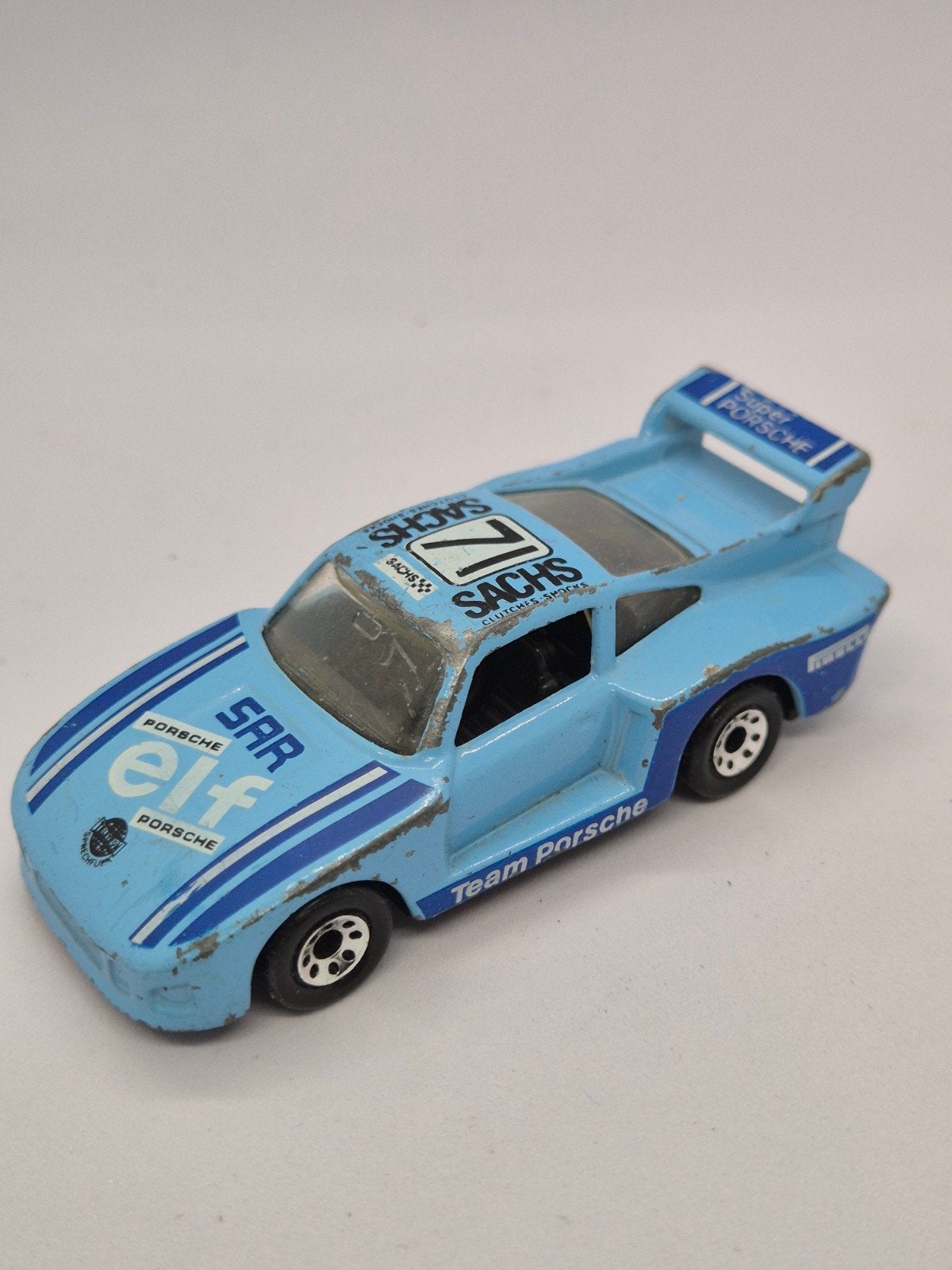 Matchbox Racing Porsche 935 - Vintage Speelgoedauto, Ophalen of Verzenden, Gebruikt, Auto