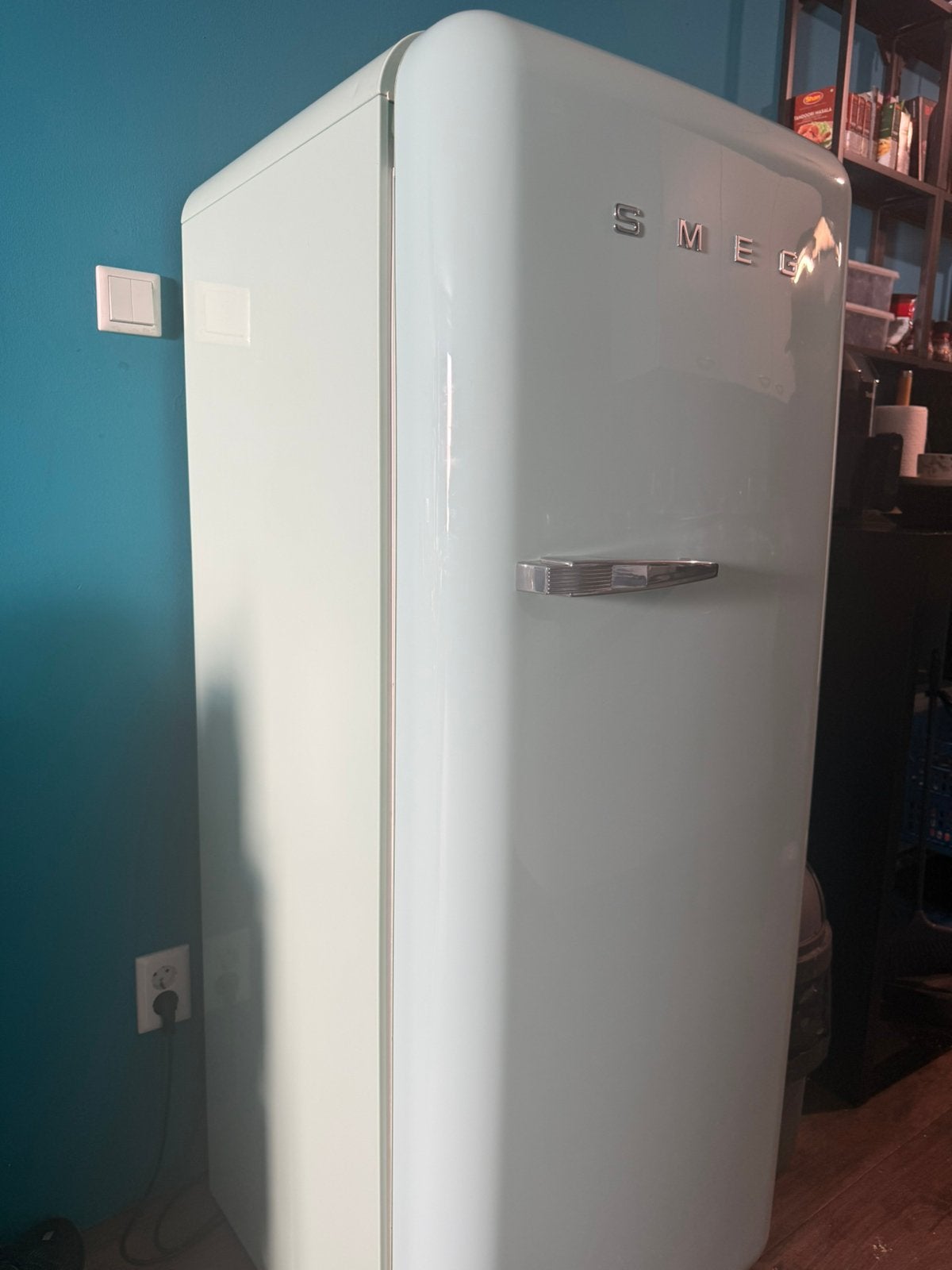 SMEG Koelkast FAB28RB1, Ophalen, 150 tot 200 liter, Gebruikt, 60 cm of meer
