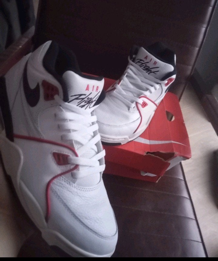 Nike Air Flight 89 White, Ophalen of Verzenden, Zo goed als nieuw, Wit