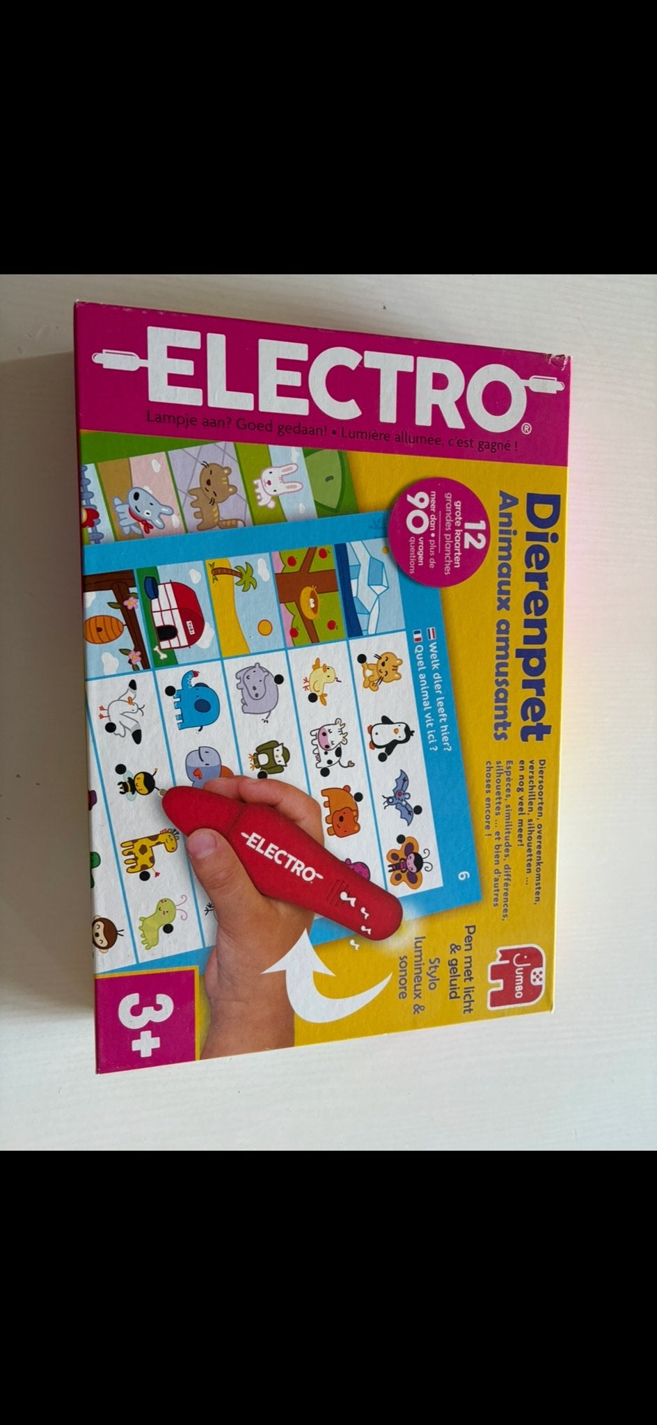 Jumbo Electro Dierenpret Educatief Spel met Licht & Geluid, Ophalen of Verzenden, Gebruikt, Ontdekken, Met licht