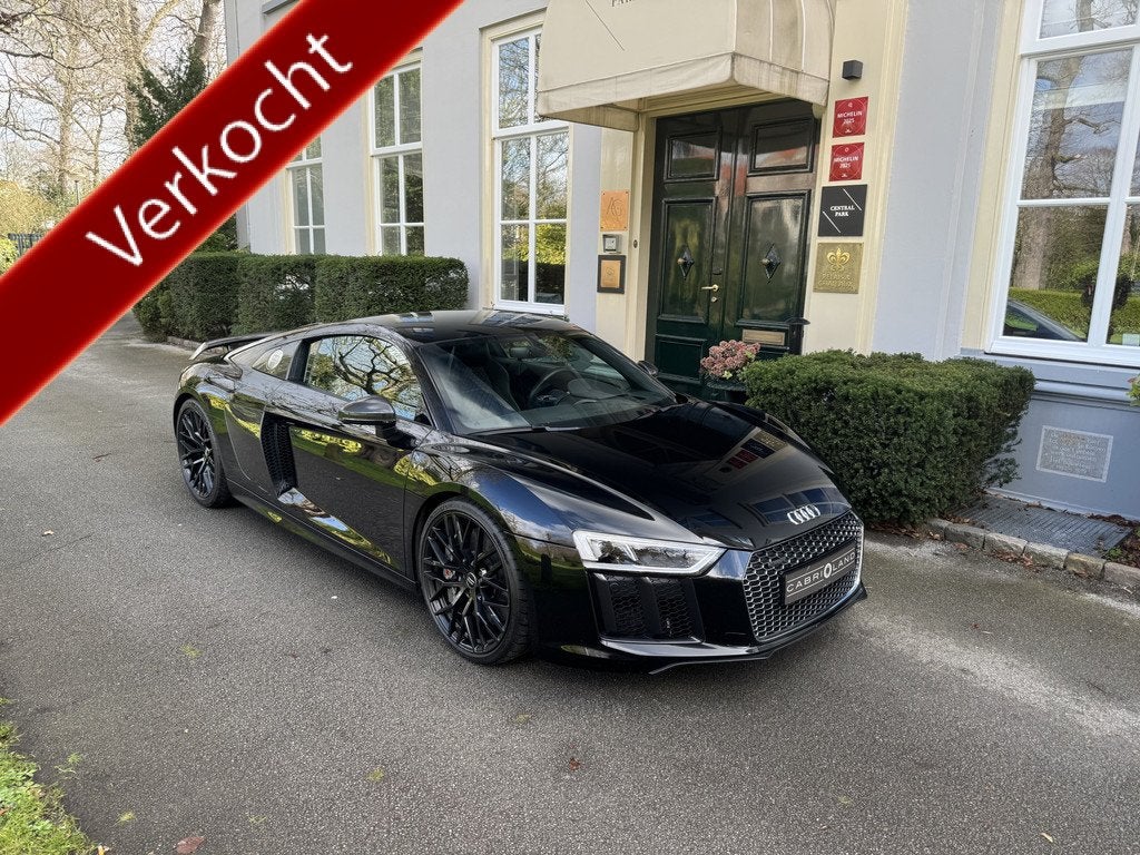 Audi R8 5.2 FSI quattro Plus, Keramisch, Carbon (bj 2017), Auto's, Audi, Bedrijf, R8, 4x4, ABS, Achteruitrijcamera, Airbags, Airconditioning