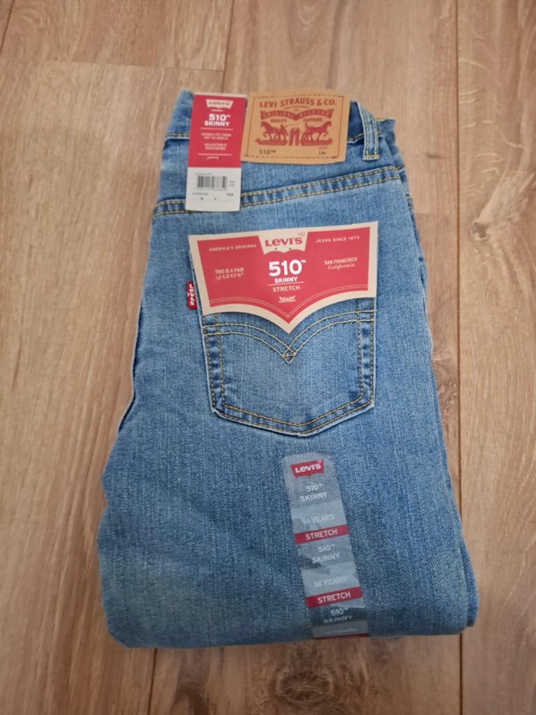 2 nieuwe Levi's 510 Skinny Jeans Jongens - Maat 164, Ophalen of Verzenden, Nieuw, Jongen