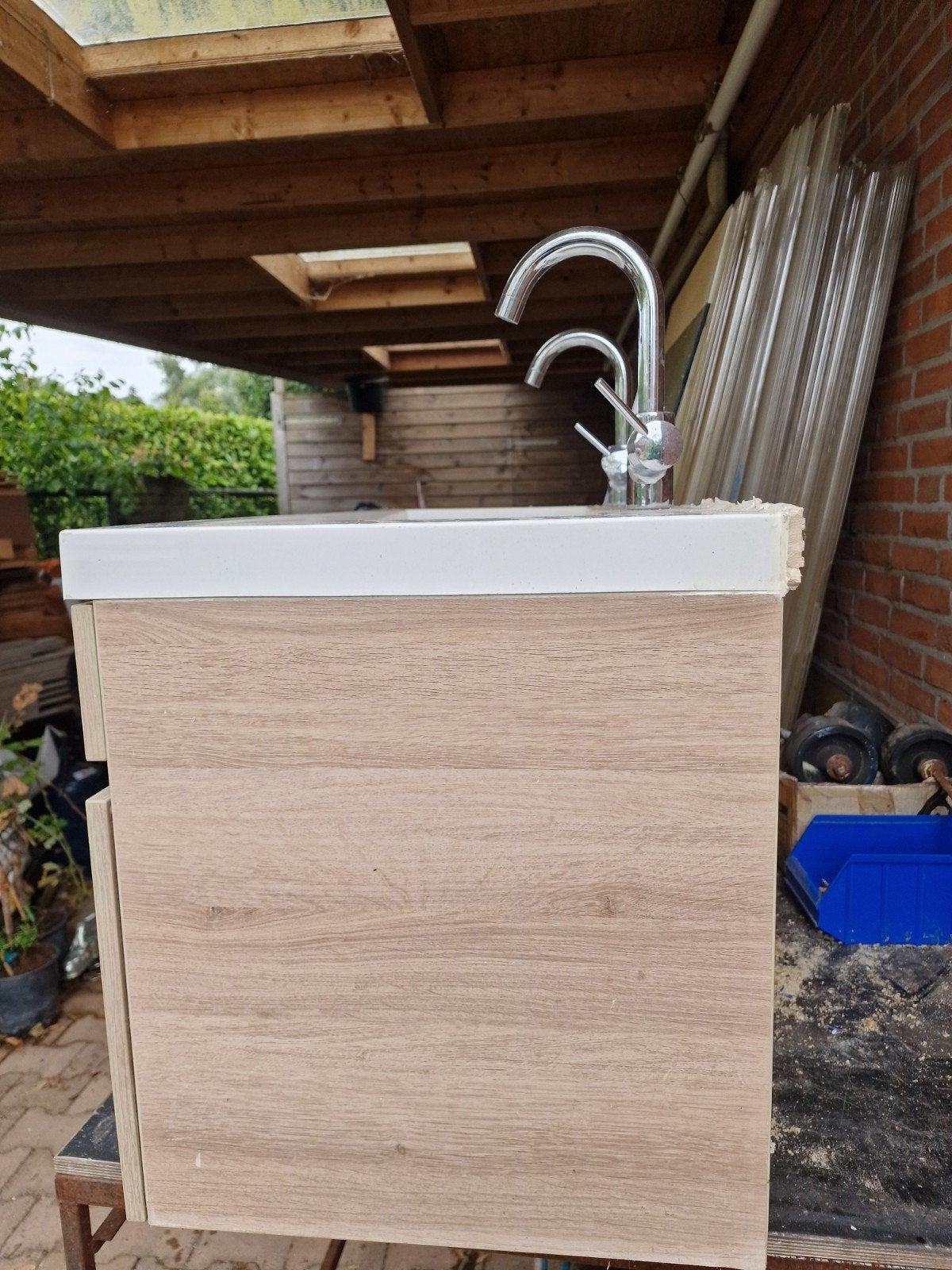 wastafelmeubel, Ophalen, Gebruikt, 100 tot 150 cm, Minder dan 100 cm