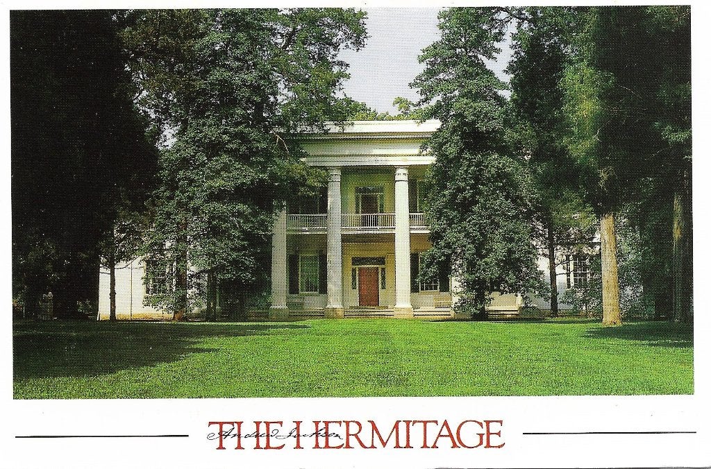 Ansichtkaart  	Nashville, TN, USA	The Hermitage	The Mansion, Verzenden, 1980 tot heden, Gelopen, Buiten Europa