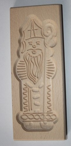 Koekplank Sinterklaas 22,5 x 9 cm 2370, Ophalen of Verzenden