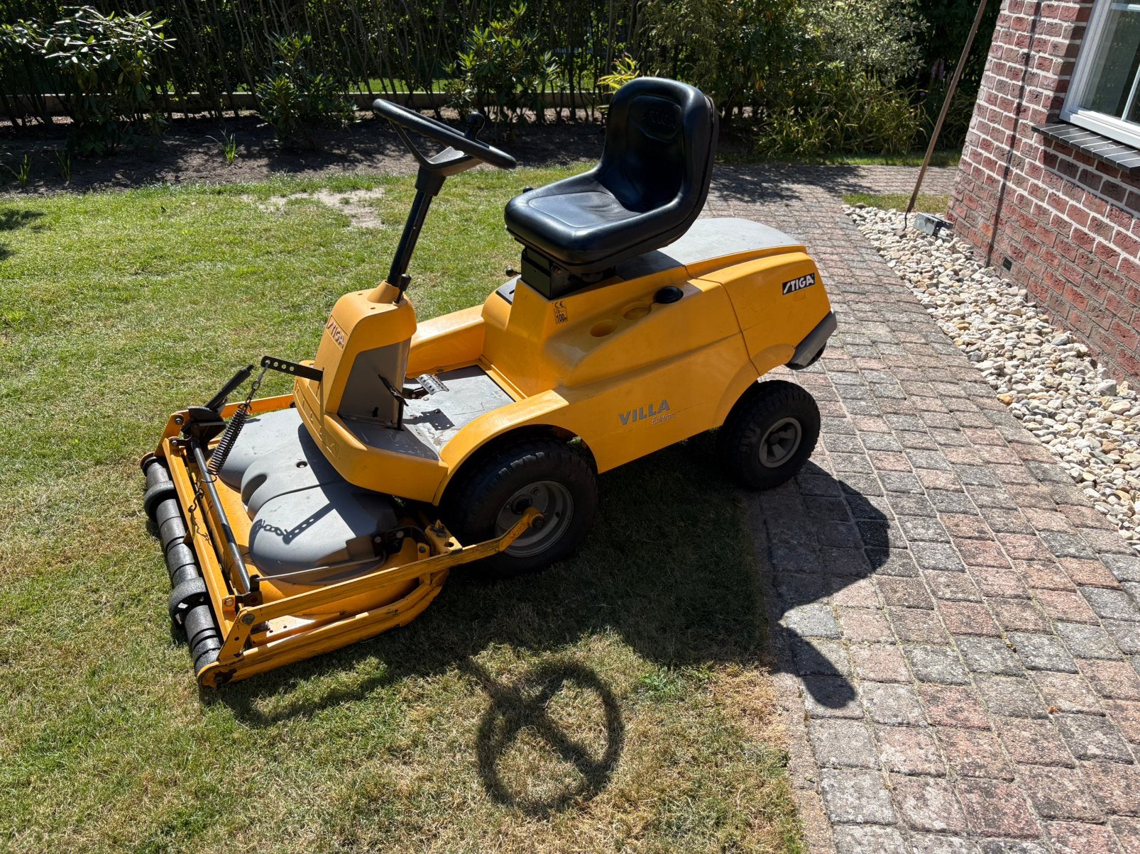 Stiga maaier, Tuin en Terras, Grasmaaiers, Ophalen, Gebruikt, Mulchfunctie, Benzine-grasmaaier