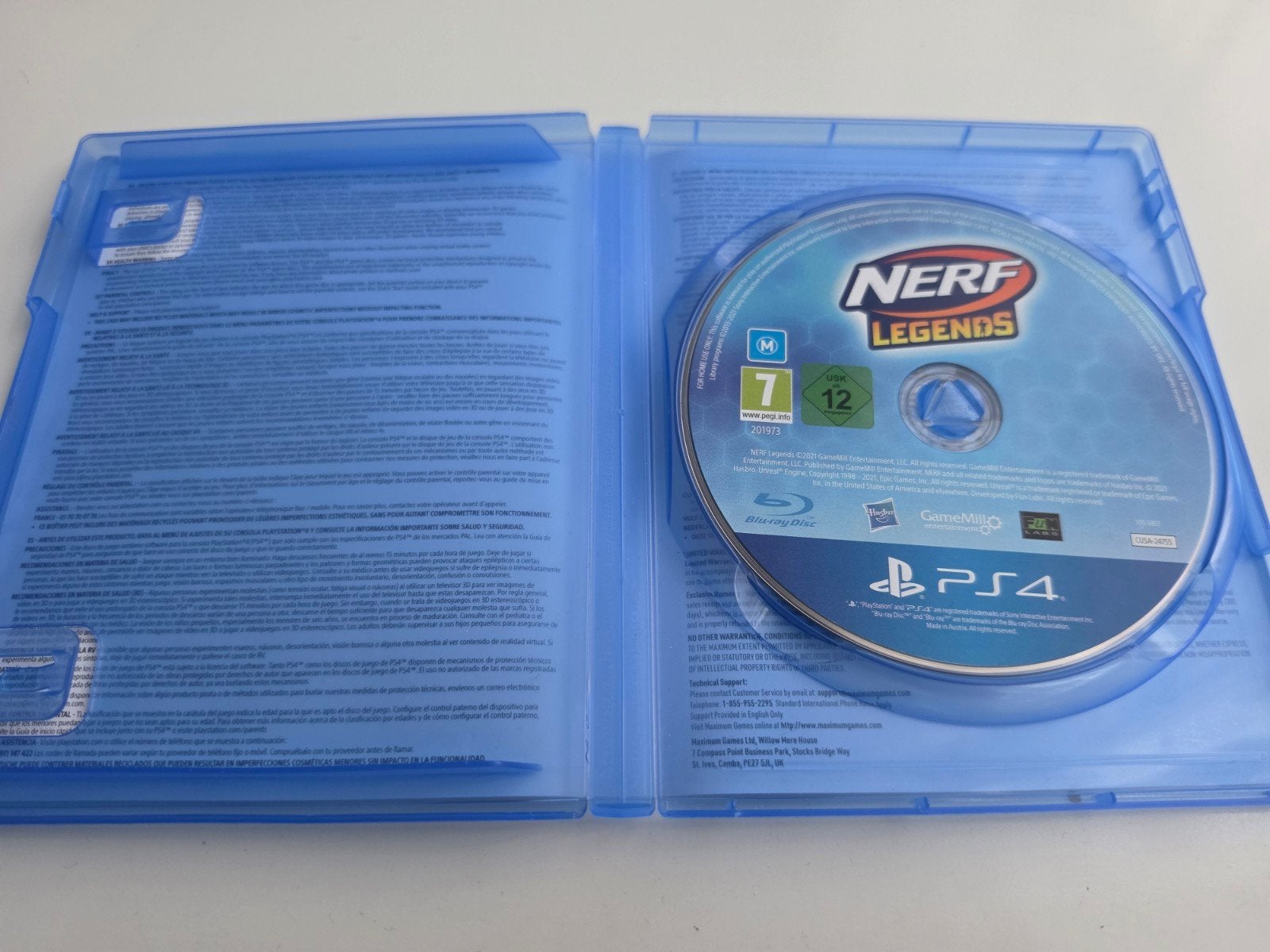 NERF Legends voor Playstation 4 en 5 Lees Goed Aub, Online, Shooter, GameMill Entertainment, 1 speler
