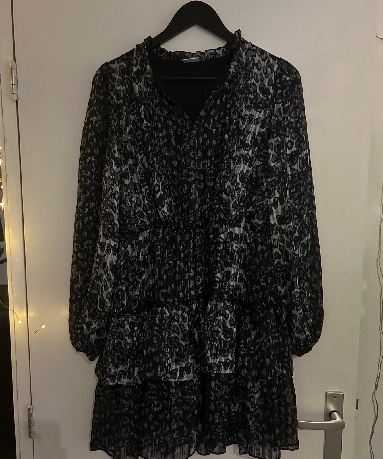 Jacqueline de Jong luipaard jurk, maat M, Kleding | Dames, Maat 38/40 (M), Meerkleurig, Nieuw, Ophalen of Verzenden