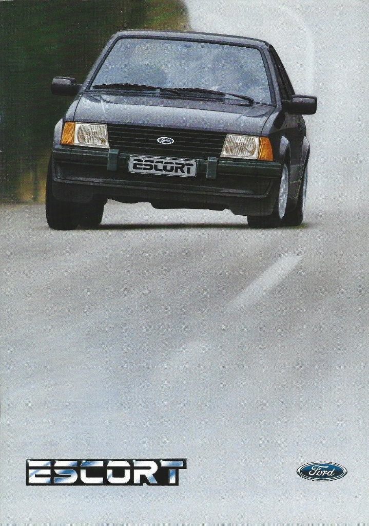 Brochure Ford Escort 1984, Ophalen of Verzenden, Zo goed als nieuw, Ford