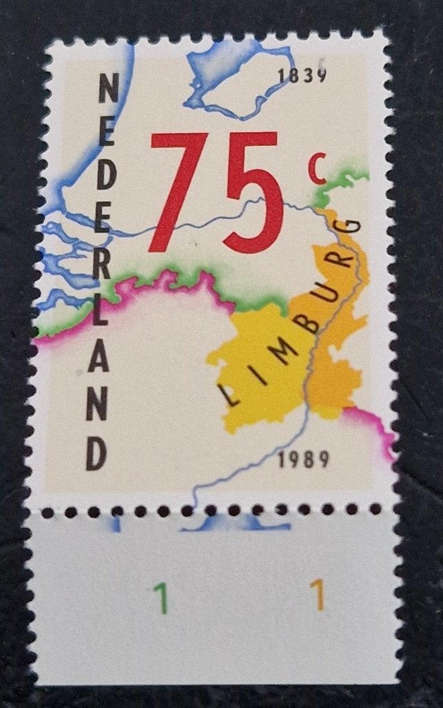 Nederland 1989 - nvph 1434 - 150 jaar Provincie Limburg, Postzegels en Munten, Postzegels | Nederland, Ophalen of Verzenden, Na 1940