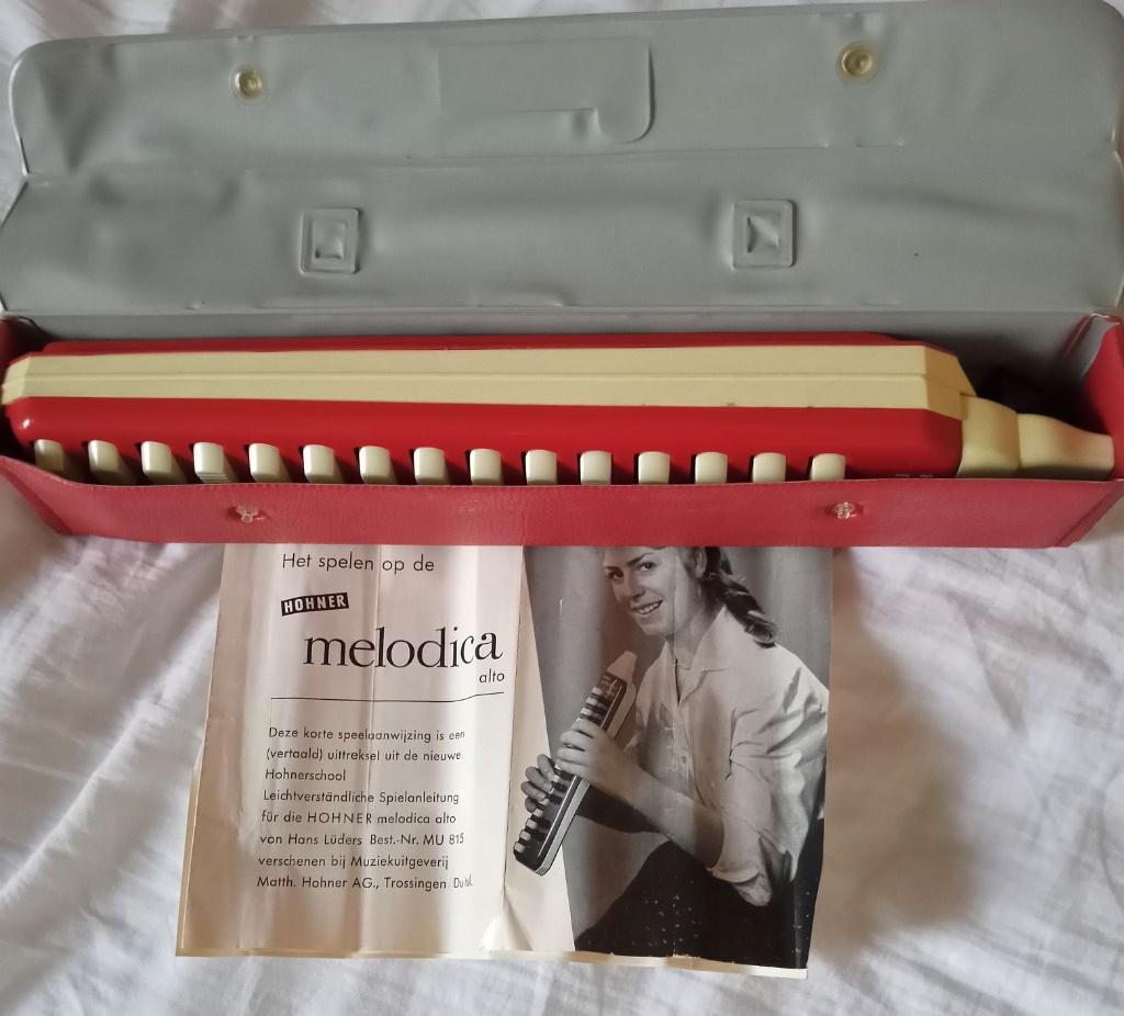 Hohner Melodica Alto. 25 toetsen., Ophalen of Verzenden, Gebruikt, A-mondharmonica, Met koffer of doosje