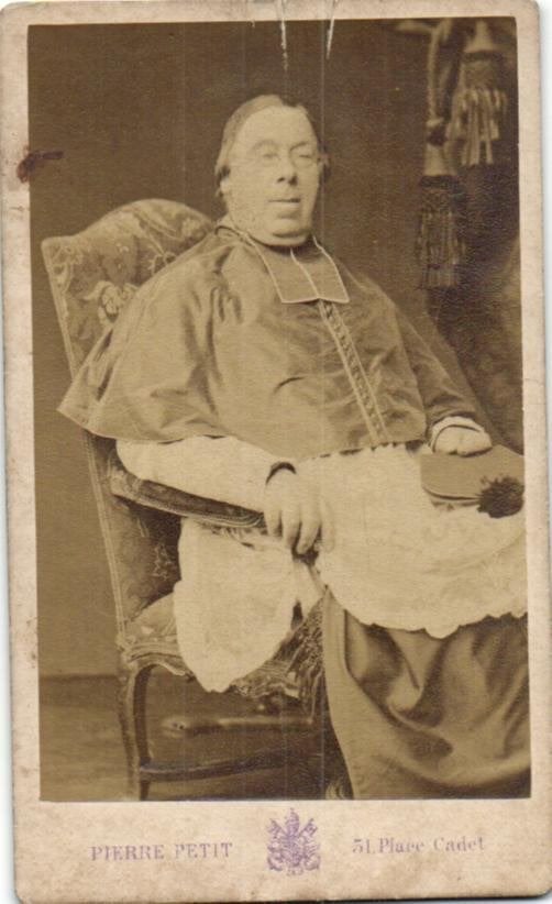 CDV - Geestelijke ( RK) - Pierre Petit - Parijs, Gebruikt, Verzenden, Foto, Buitenland