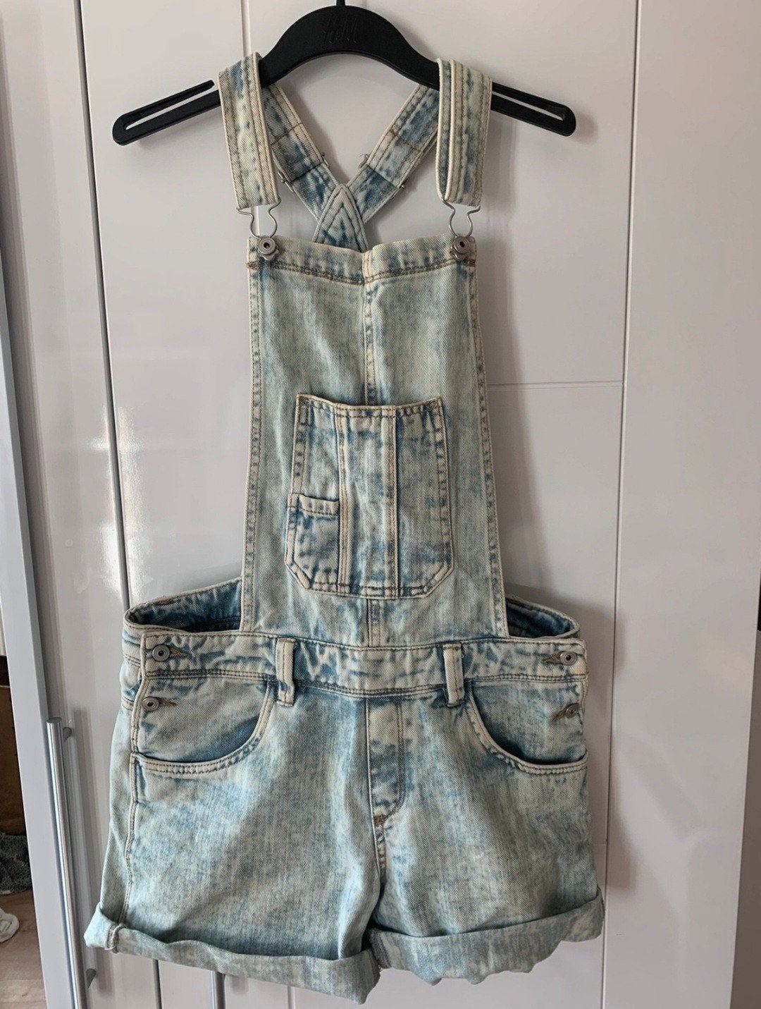 Denim 1982 Salopette Shorts - Maat W26, Kort, Blauw, Ophalen of Verzenden, Maat 34 (XS) of kleiner
