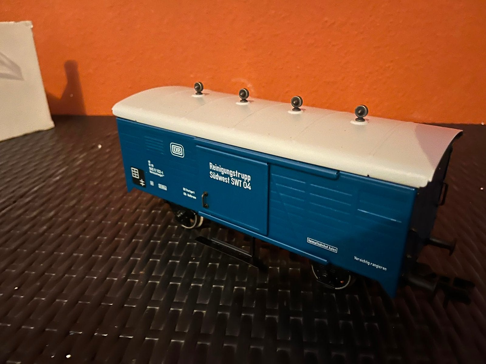 Märklin DB Reinigingstrupp Südwest SWT 04 Wagon, Wisselstroom, Wagon, Ophalen of Verzenden, Zo goed als nieuw