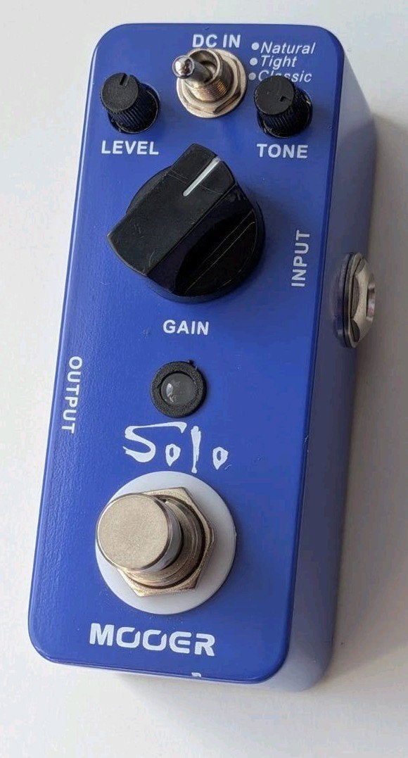 Mooer Solo Micro Series Compact Overdrive Pedaal, Muziek en Instrumenten, Ophalen of Verzenden, Zo goed als nieuw, Distortion, Overdrive of Fuzz