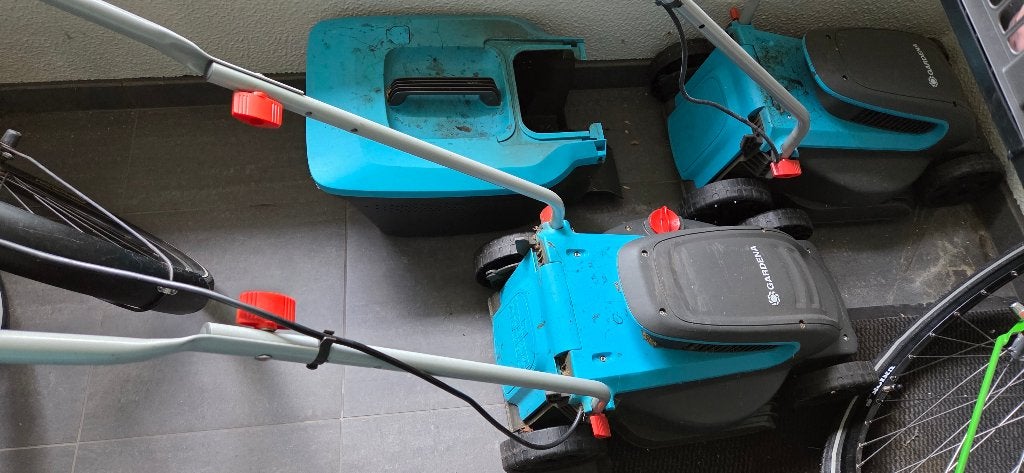 Gardena Powermax 1200/32 elektrische grasmaaier, Ophalen, Gebruikt, Elektrische grasmaaier, Opvangbak