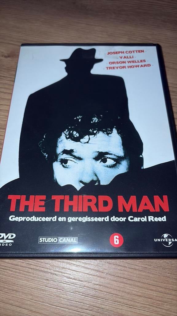 The Third Man met Orson Welles, Valli en Joseph Cotten., Cd's en Dvd's, Dvd's | Klassiekers, Vanaf 16 jaar, 1980 tot heden, Ophalen of Verzenden
