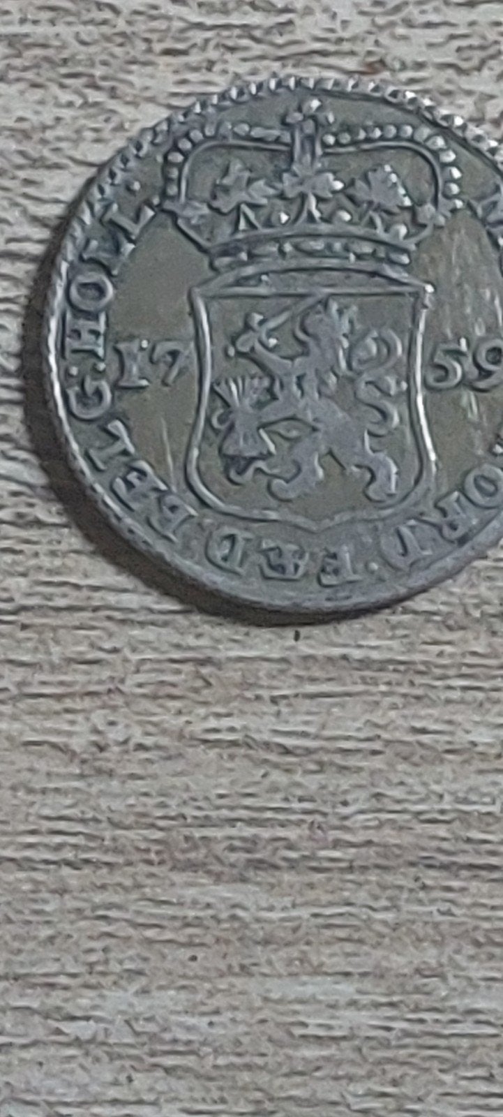 Zilveren VOC Duit 1759 - Zeeland, Vóór koninkrijk, Zilver, Losse munt, Overige waardes