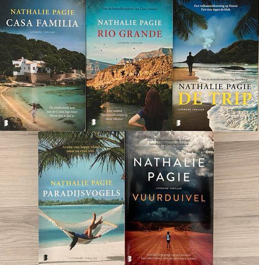 Nathalie Pagie Boeken - Thriller Collectie (5 boeken), Ophalen of Verzenden, Zo goed als nieuw, Nederland
