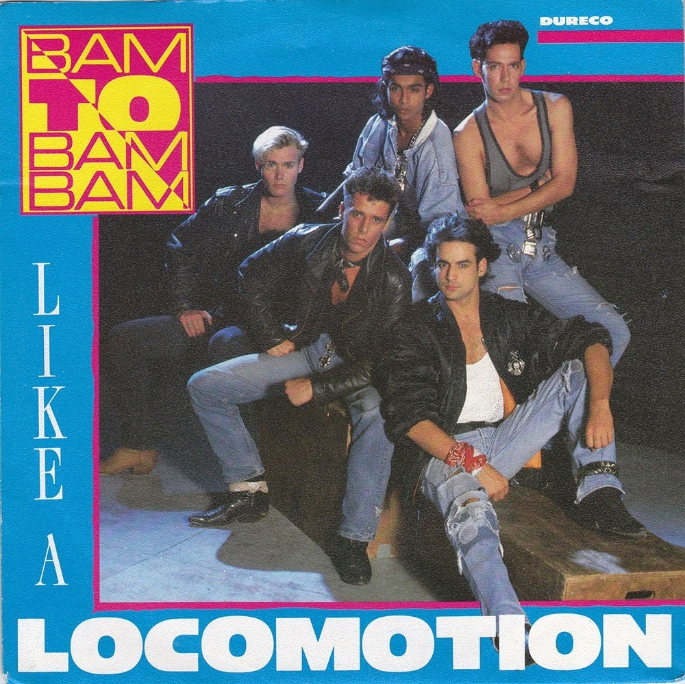 Bam To Bam Bam - Like A Locomotion 7", Cd's en Dvd's, Vinyl Singles, Ophalen of Verzenden, Zo goed als nieuw, 7 inch, Pop