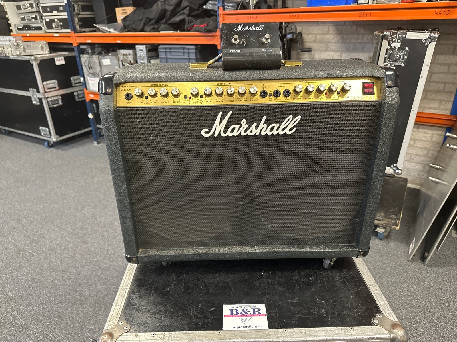 Marshall Valvestate 8240 Stereo Chorus Gitaarversterker, Ophalen, Info@br-productions.nl, Gebruikt, Marshall