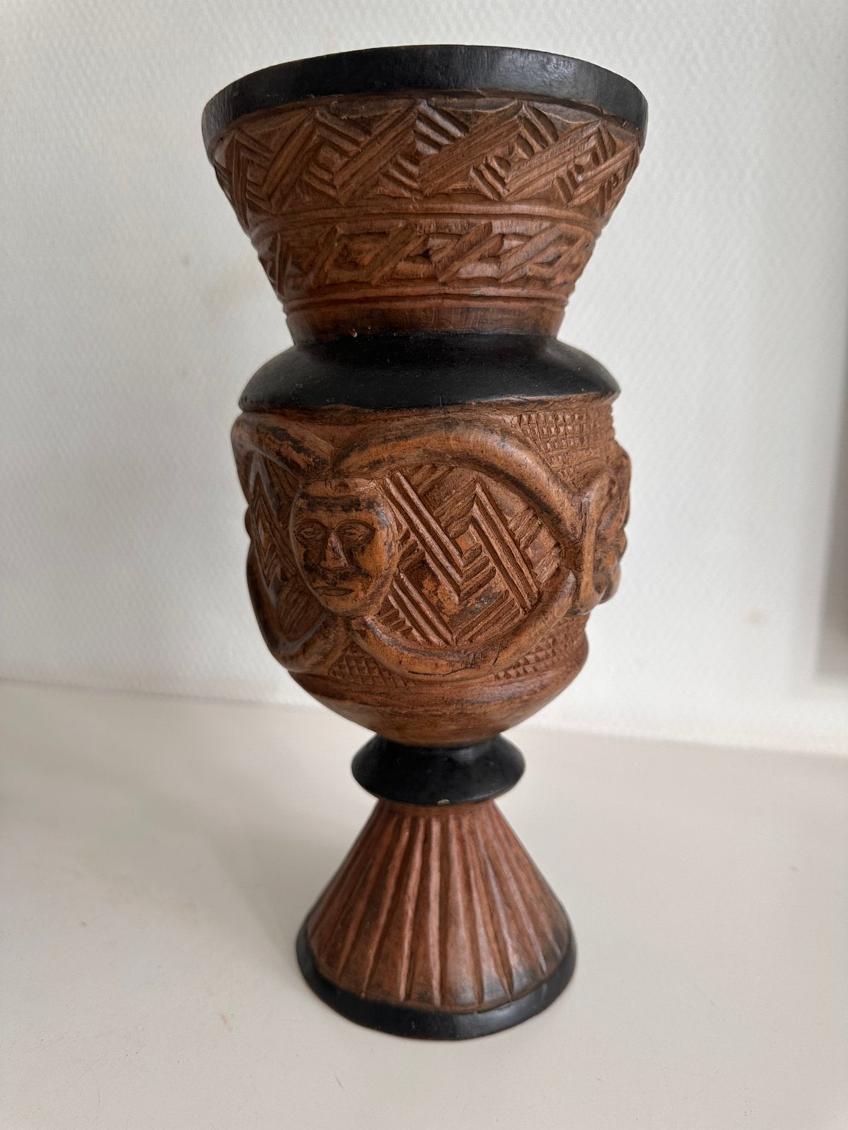 Kuba Palmwijnbeker Afrikaanse kunst Congo 1940 Afrika, Antiek en Kunst, Ophalen of Verzenden