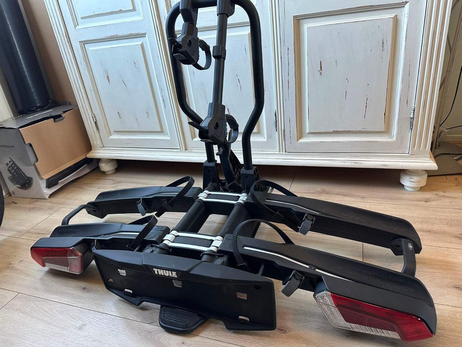 thule easyfold 3, Ophalen, Elektrische fiets, Zo goed als nieuw, 2 fietsen