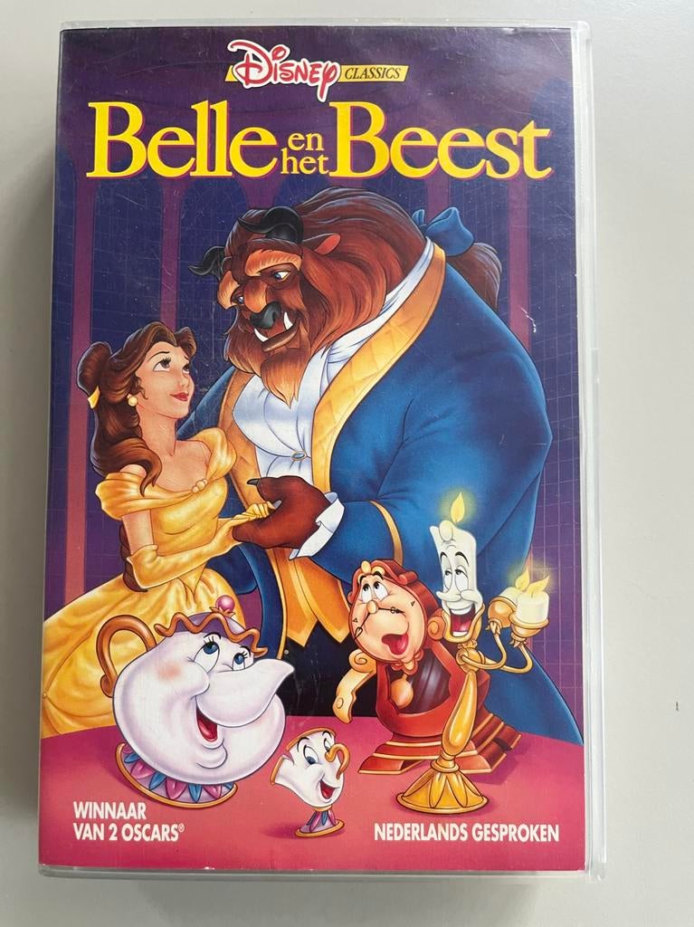 Belle en het Beest - Disney VHS (Nederlands gesproken), Alle leeftijden, Ophalen of Verzenden, Gebruikt, Overige genres