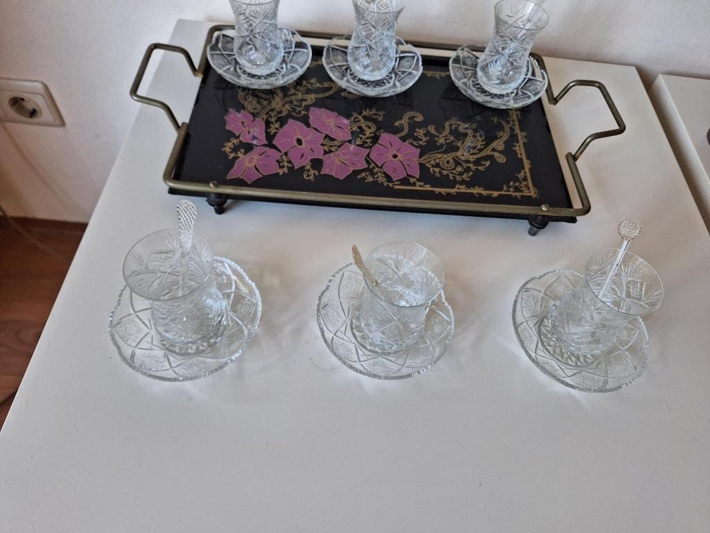 18 delige Turkse thee set, Ophalen of Verzenden