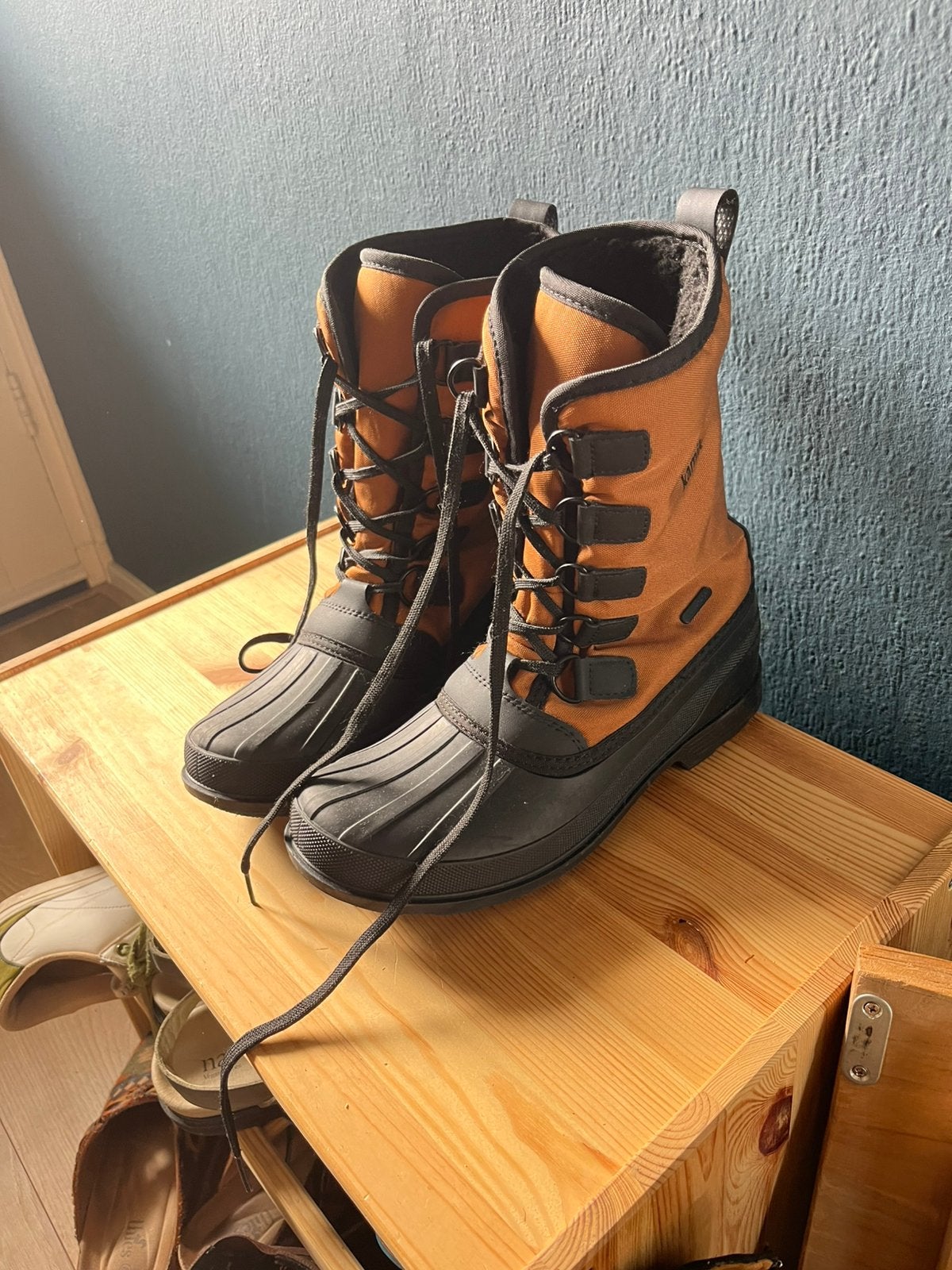 Snowboots Winterschoenen Kamik, Kleding | Heren, Bruin, Boots, Ophalen of Verzenden, Gedragen