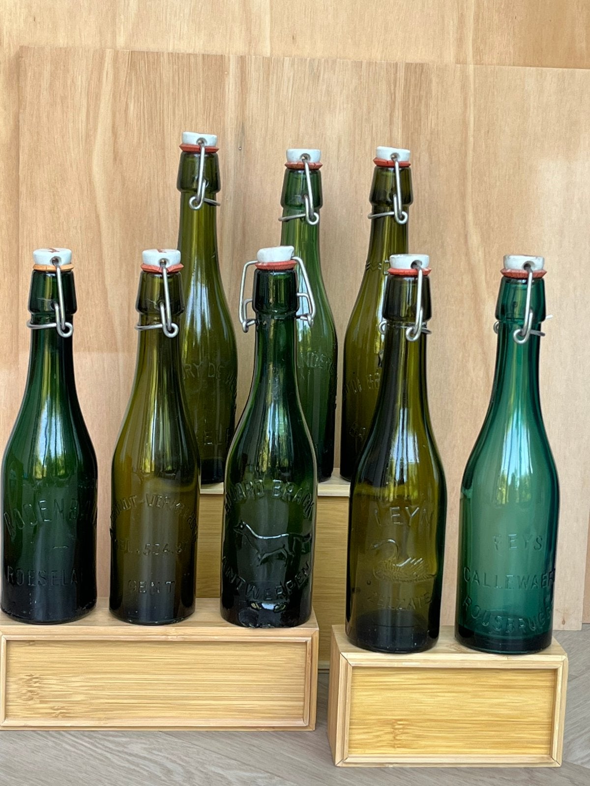 Oude bierflesjes uit west en oost Vlaanderen., Ophalen of Verzenden, Gebruikt, Flesje(s), Overige merken