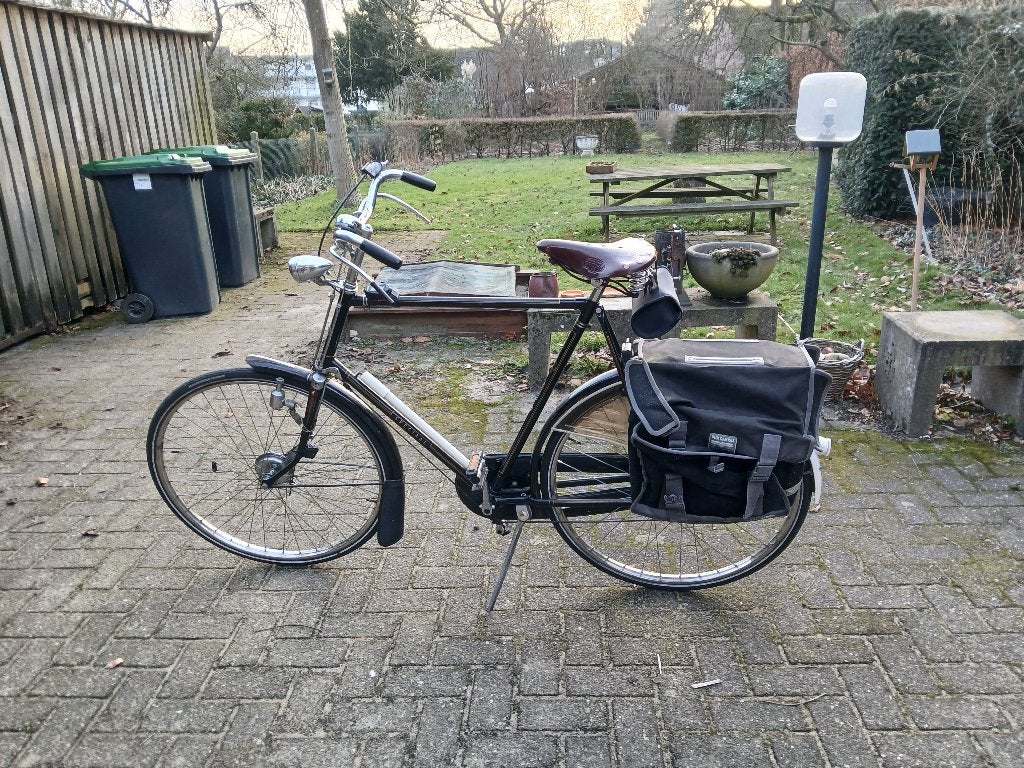 Gazelle herenfiets met stangenremmen, Fietsen en Brommers, Gebruikt, Versnellingen, Ophalen of Verzenden, 65 cm of meer