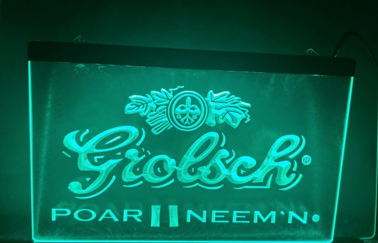 Grolsch poar neemn led bordje, Ophalen of Verzenden, Nieuw, Reclamebord