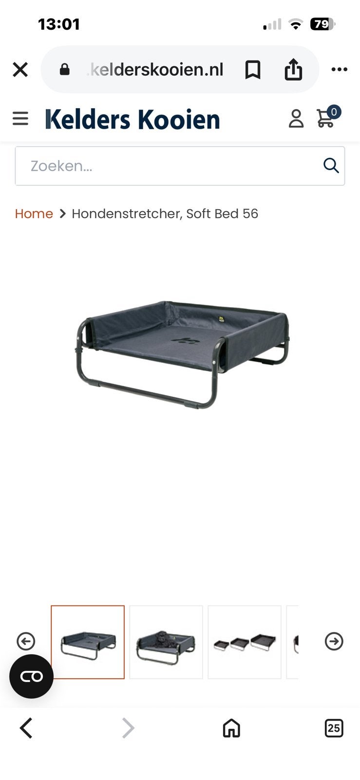 Honden stretcher, Dieren en Toebehoren, Ophalen, Zo goed als nieuw