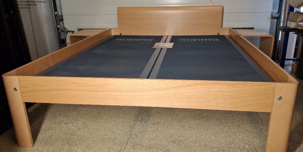 Prachtige Auping Auronde hoge uitv! Gratis bezorgen en Mont!, Huis en Inrichting, Slaapkamer | Bedden, Bruin, 210 cm, Tweepersoons