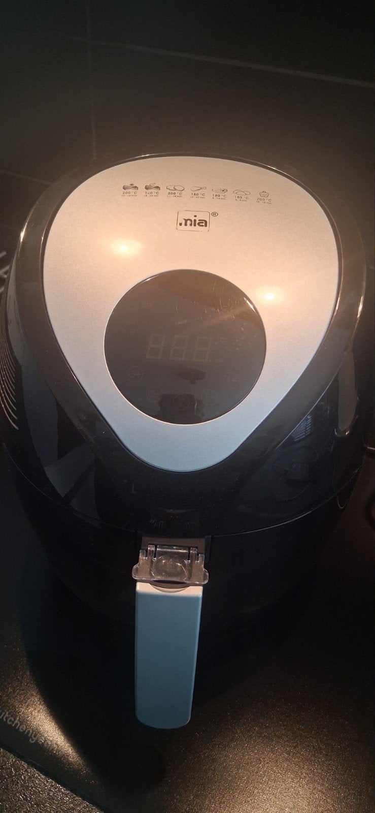 Mooie compacte Mia Airfryer - weinig gebruikt, 30 cm hoog