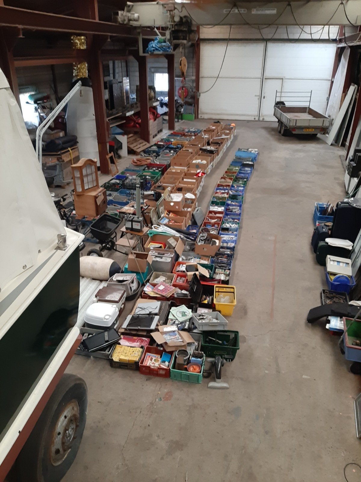 kofferbak spullen  rommelmarkt, Diversen, Ophalen of Verzenden