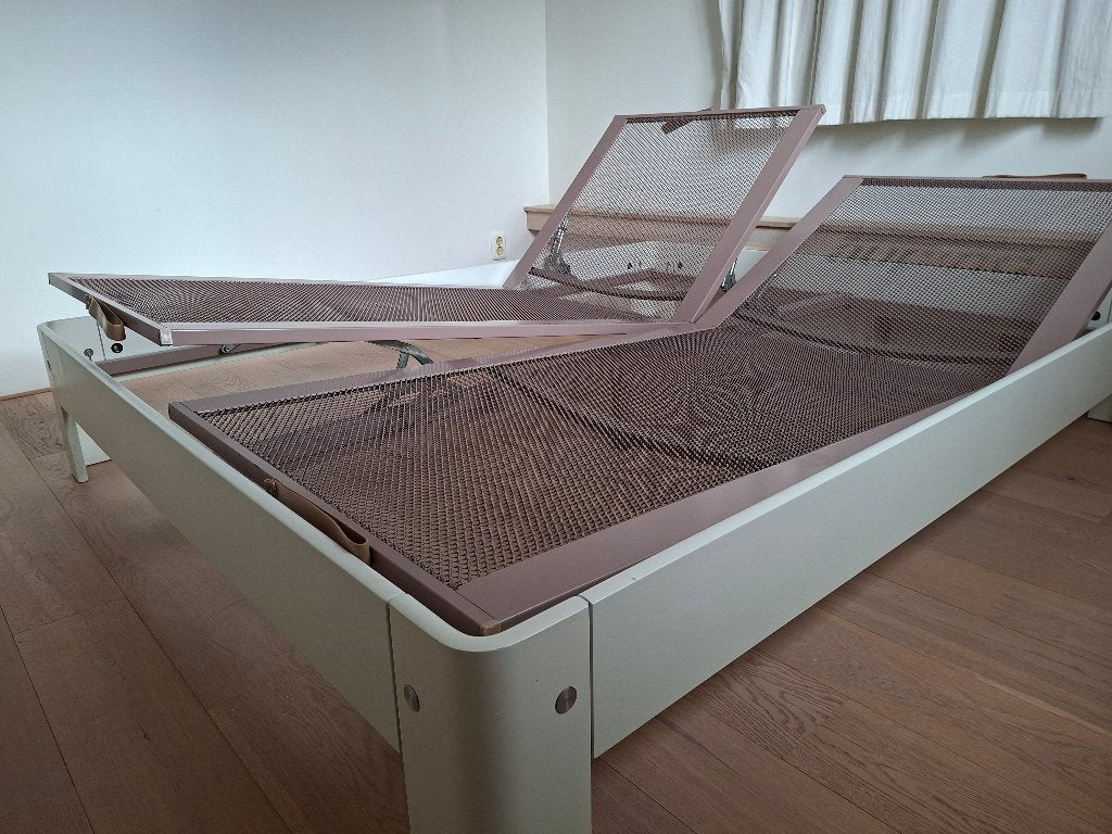 Auping Auronde 160x200 wit, Ophalen, Wit, Tweepersoons, 200 cm