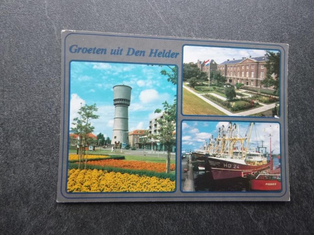 Den Helder, watertoren/boot HD 24, Verzenden, 1980 tot heden, Gelopen, Noord-Holland
