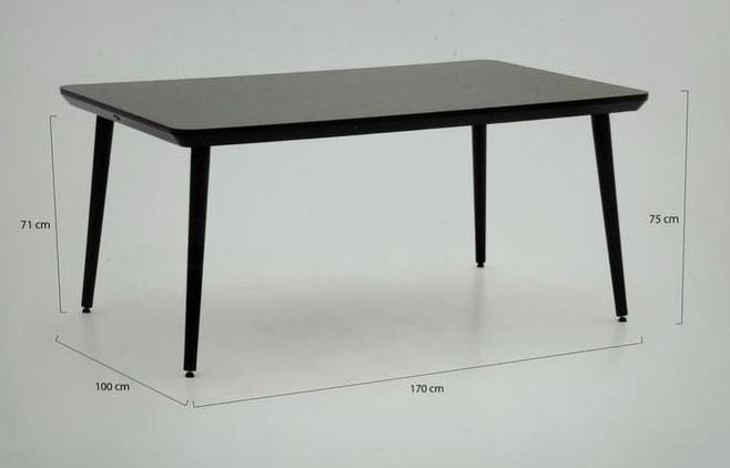 Hartman Sophie Studio Tuintafel 170x100 cm, Ophalen, Gebruikt, Rechthoekig, Kunststof
