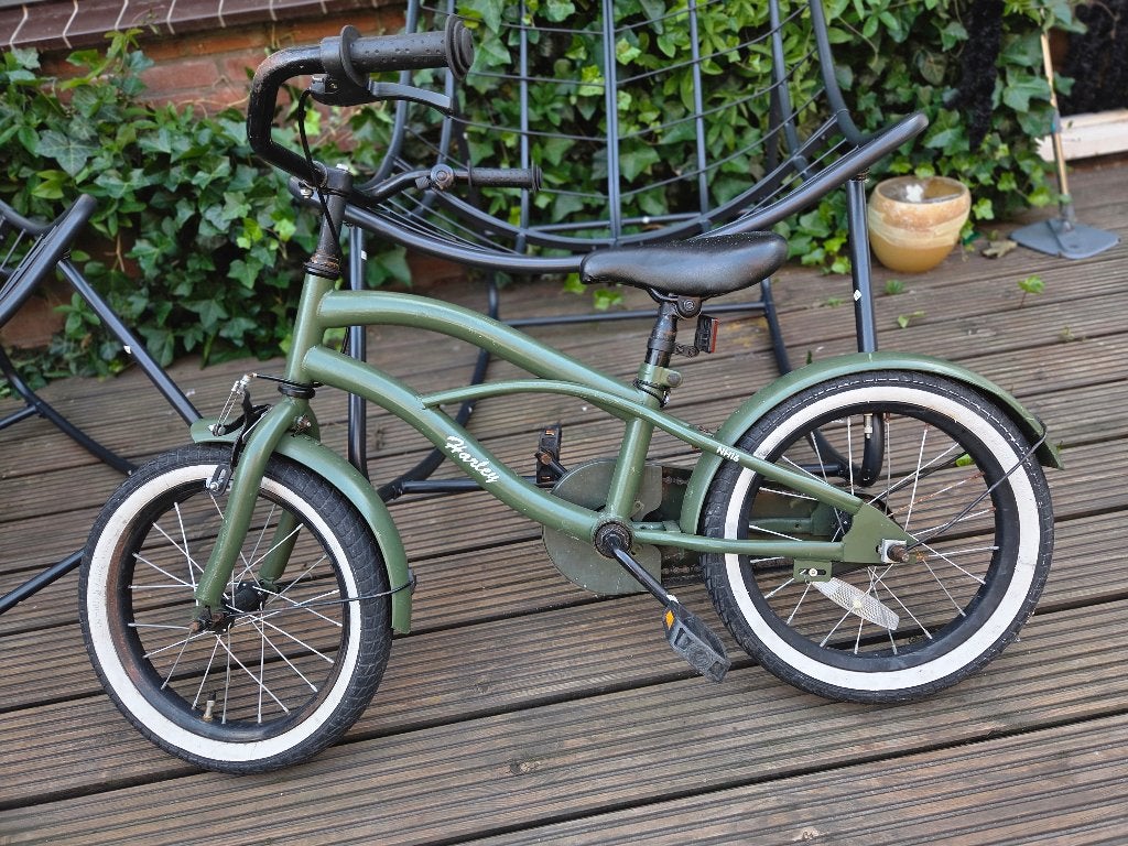 Jongensfiets, Fietsen en Brommers, Fietsen | Jongens, Gebruikt, 14 inch of minder, Handrem, Schijfrem