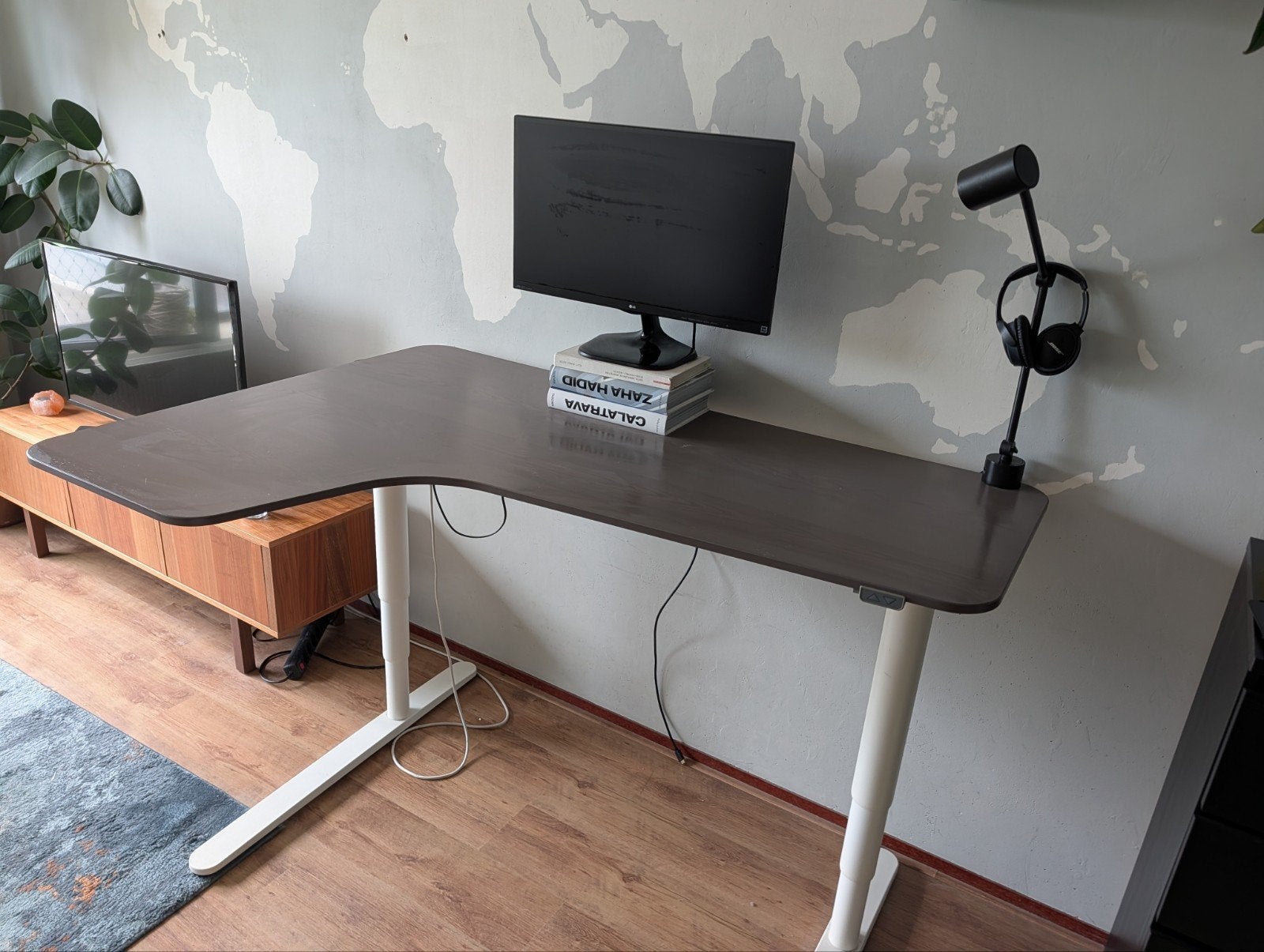 Elektrisch bureau zit/sta IKEA, Huis en Inrichting, Bureaus, Ophalen, Elektrisch